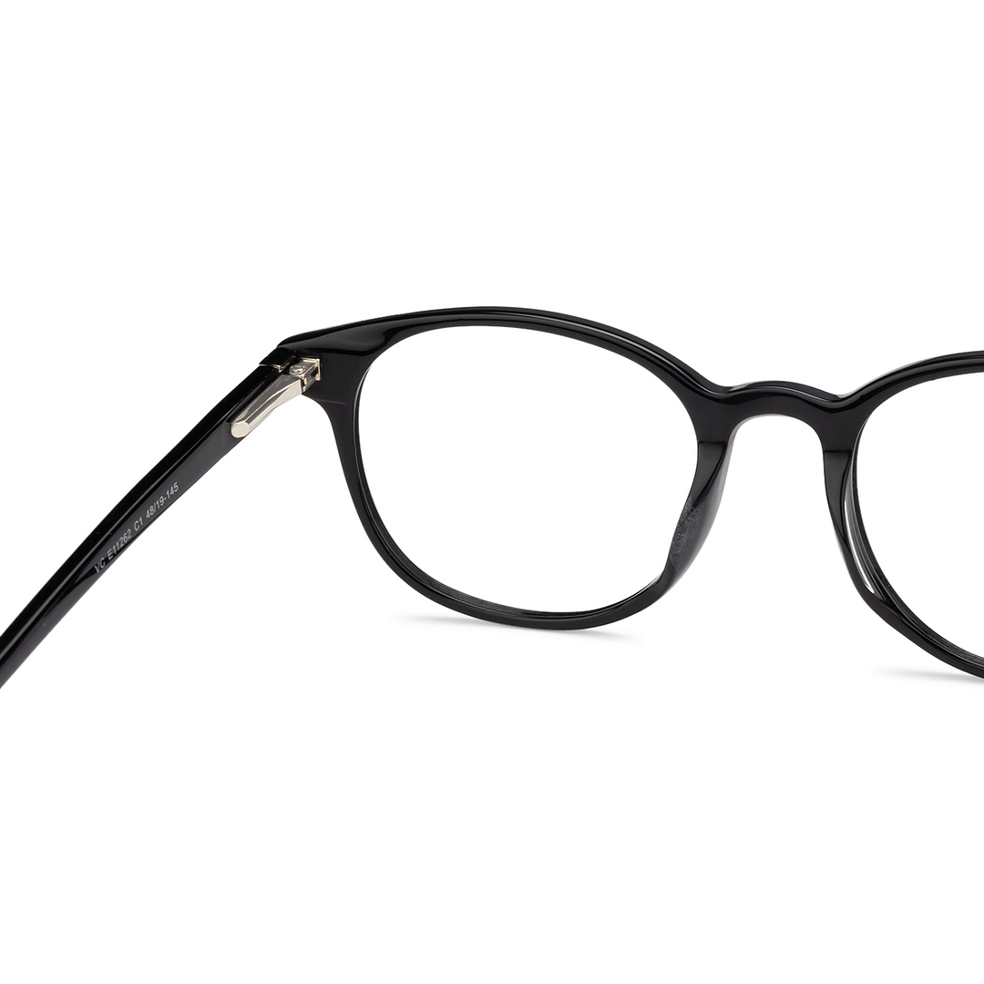 Vincent Chase Online Black Full Rim Round right side
