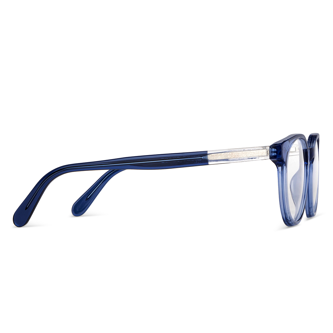 Vincent Chase Online Blue Transparent Full Rim Round left side