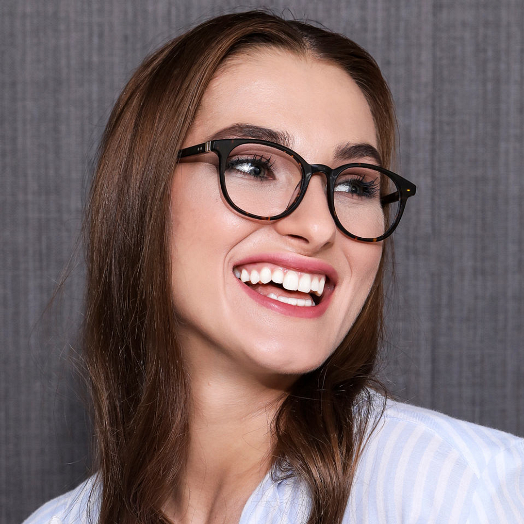 Vincent Chase Online Light Brown Full Rim Round right side