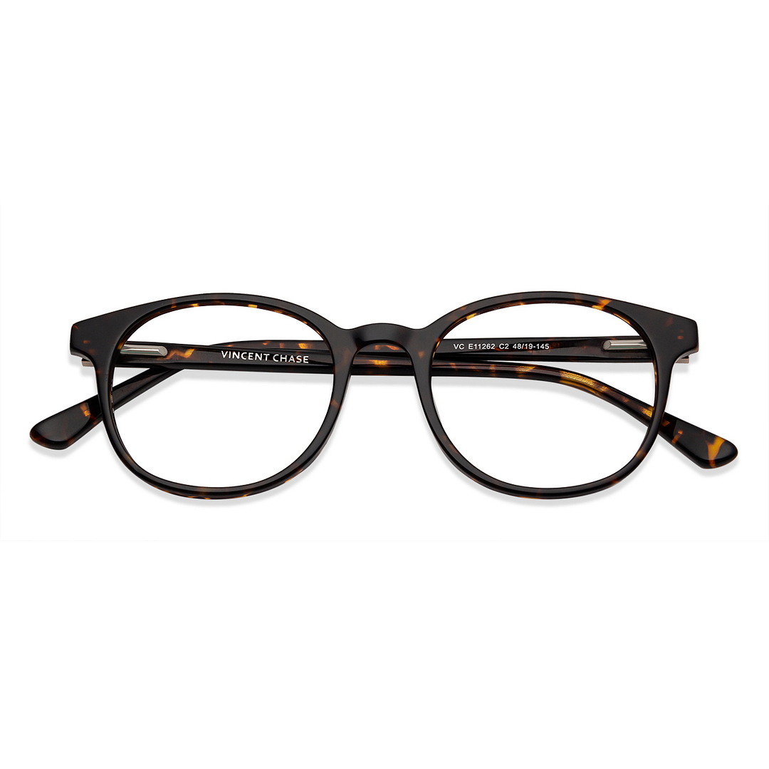 Vincent Chase Online Light Brown Full Rim Round left side