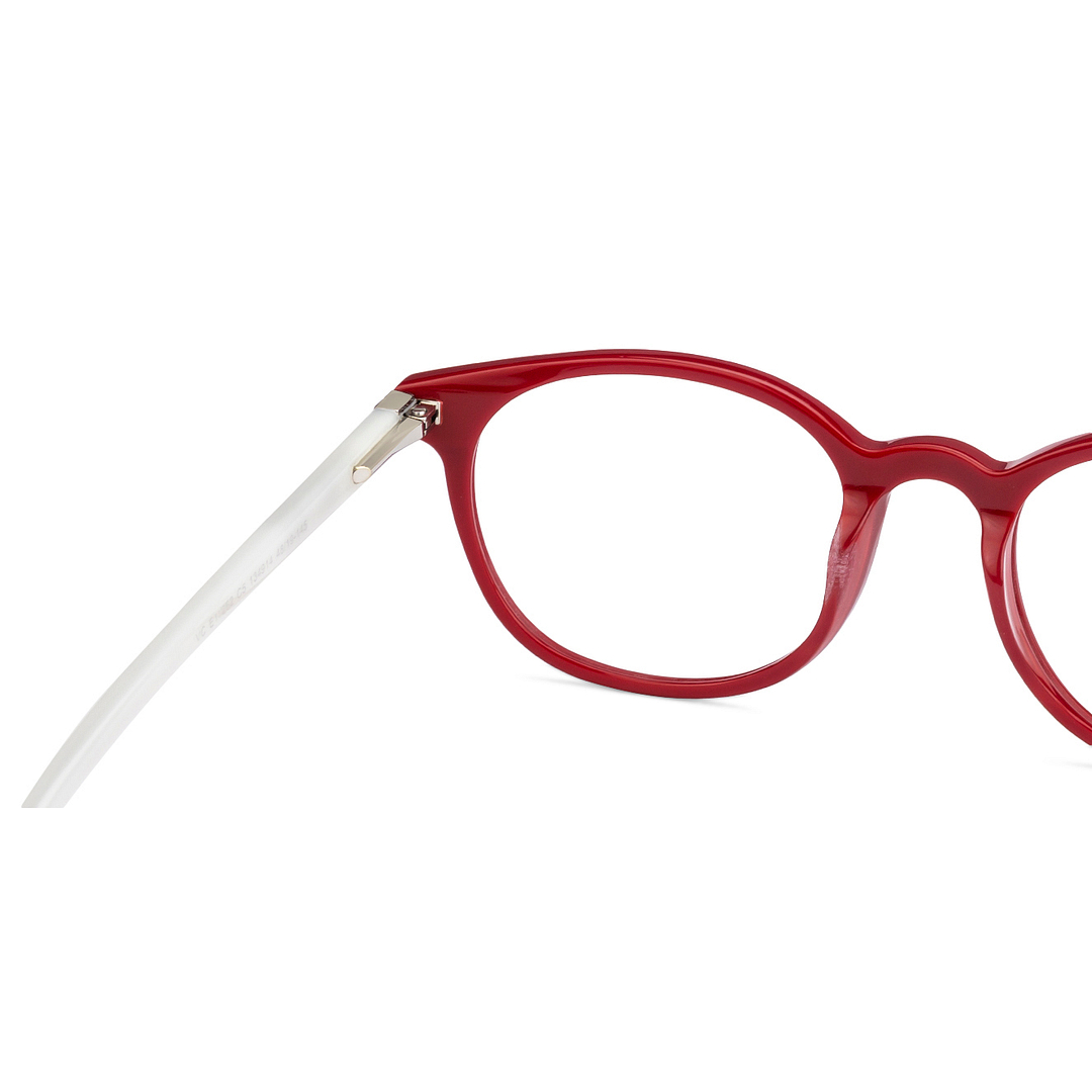 Vincent Chase Online Red Full Rim Round left side
