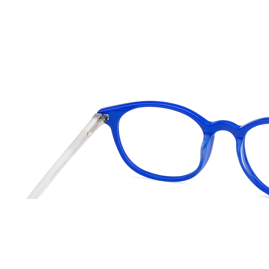 Vincent Chase Online Sky Blue Full Rim Round left side