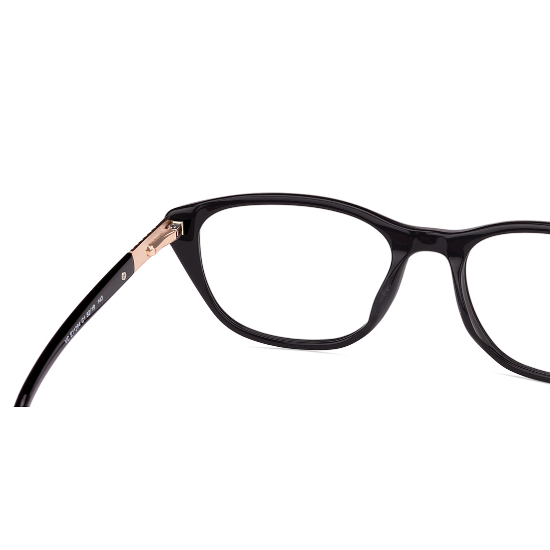Vincent Chase Online Black Full Rim Cat Eye left side