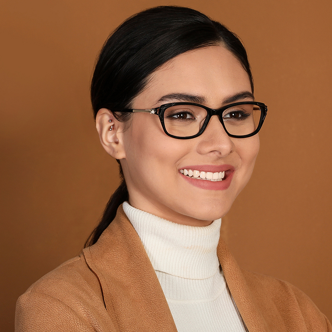 Vincent Chase Online Black Full Rim Cat Eye right side