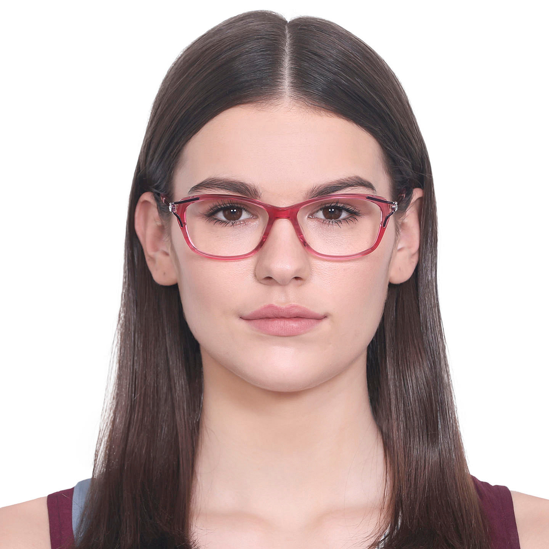 Vincent Chase Online Pink Transparent Full Rim Cat Eye right side