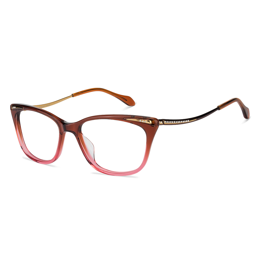Vincent Chase Online Light Brown Full Rim Cat Eye right side