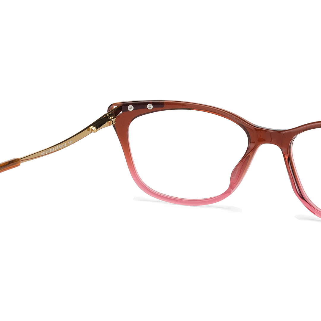 Vincent Chase Online Light Brown Full Rim Cat Eye right side