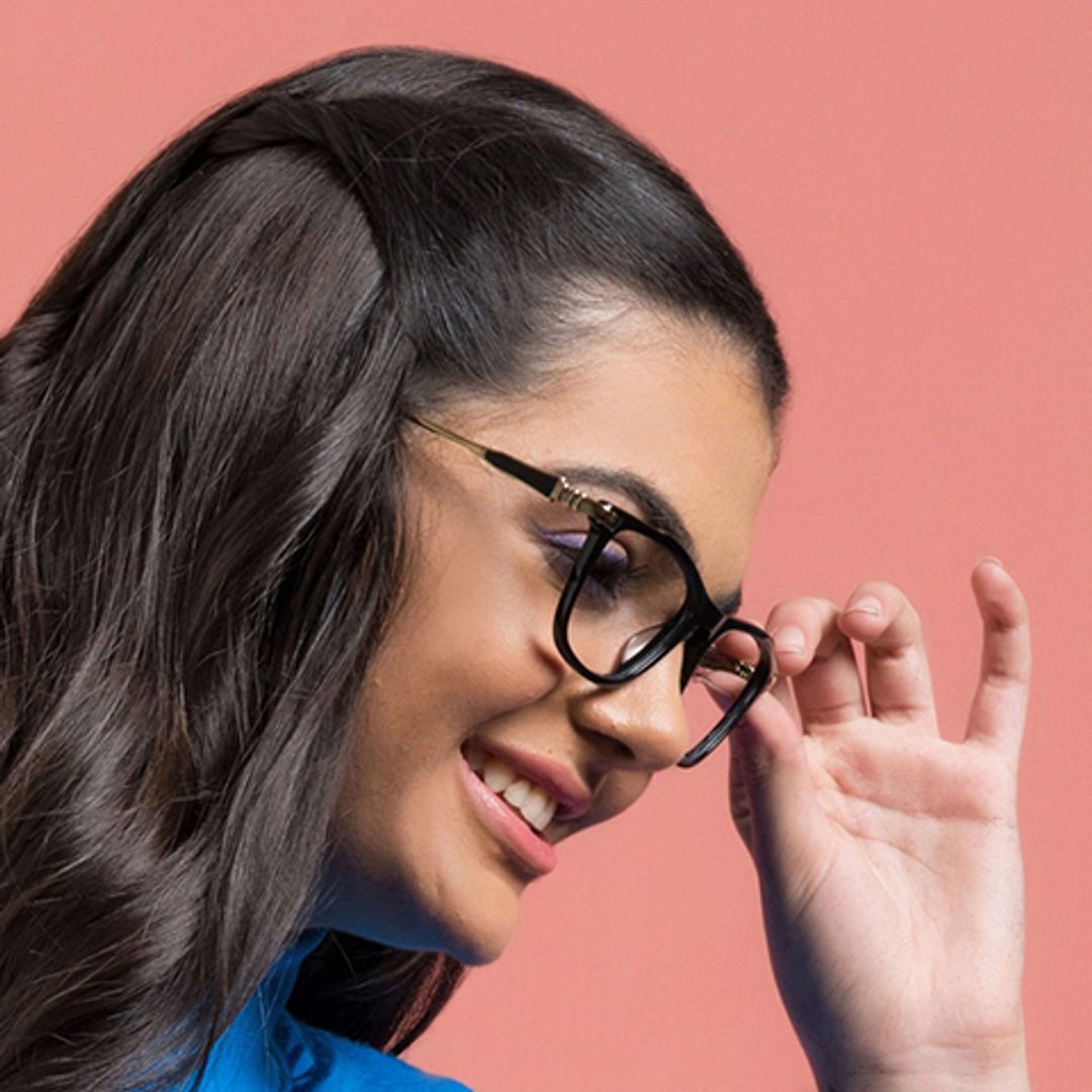 Vincent Chase Online Black Full Rim Rectangle right side