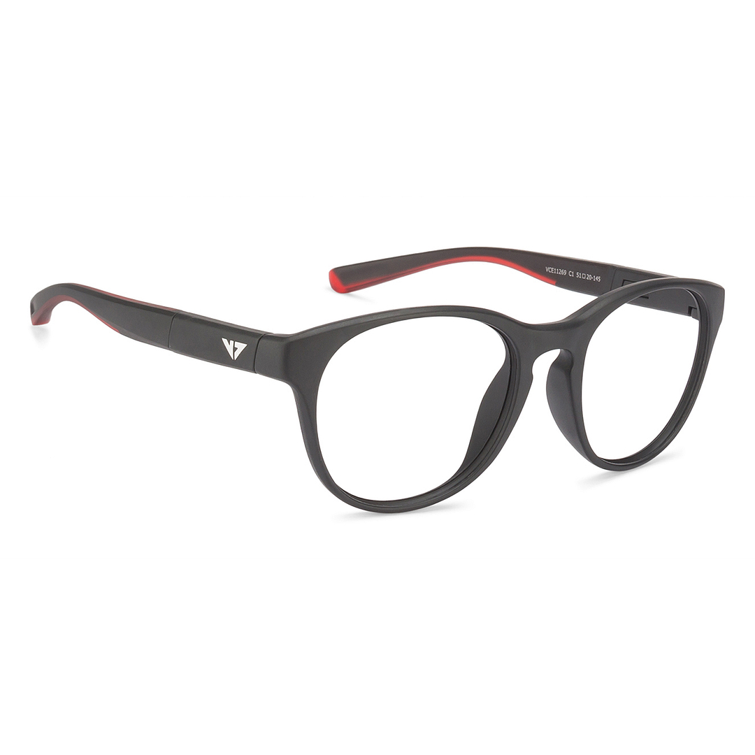 Lenskart Air Online Black Full Rim Round left side
