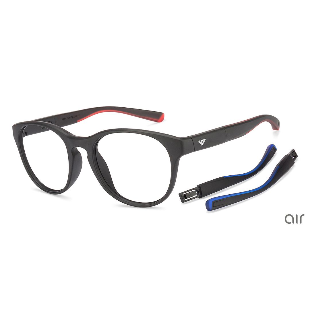 Lenskart Air Online Black Full Rim Round right side