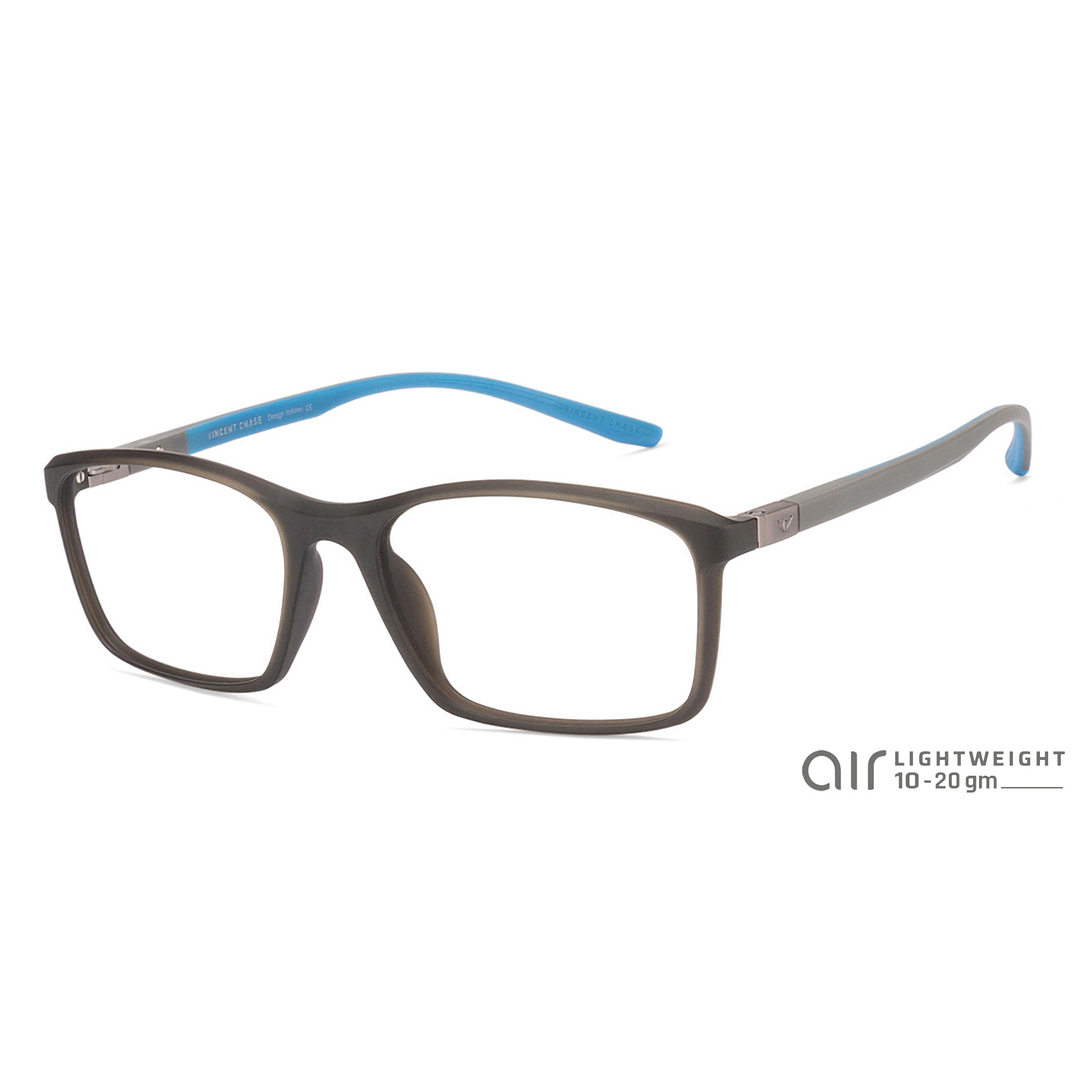 Lenskart Air Online Light Gray Full Rim Rectangle left side