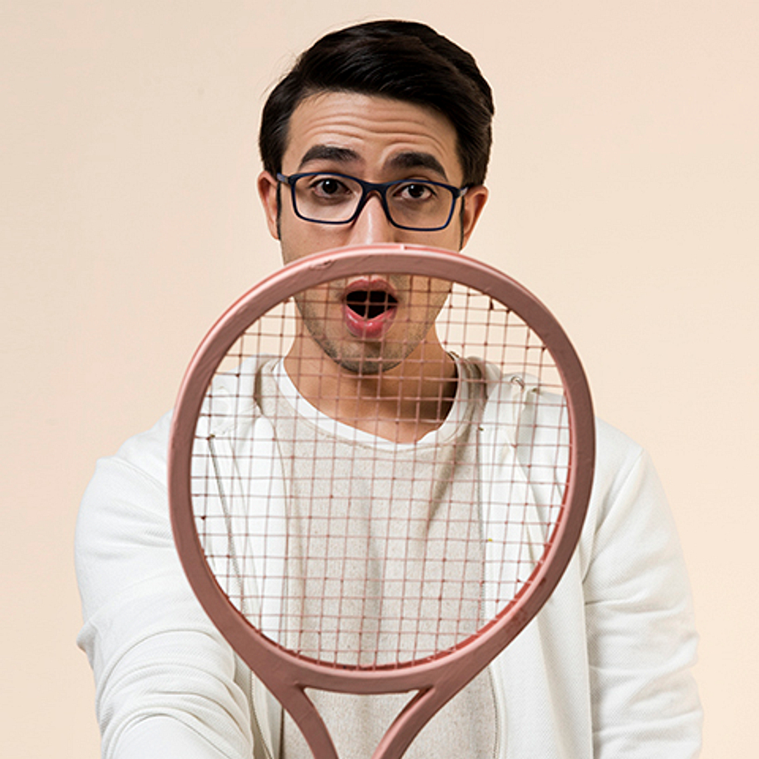 Lenskart Air Online Sky Blue Full Rim Rectangle right side