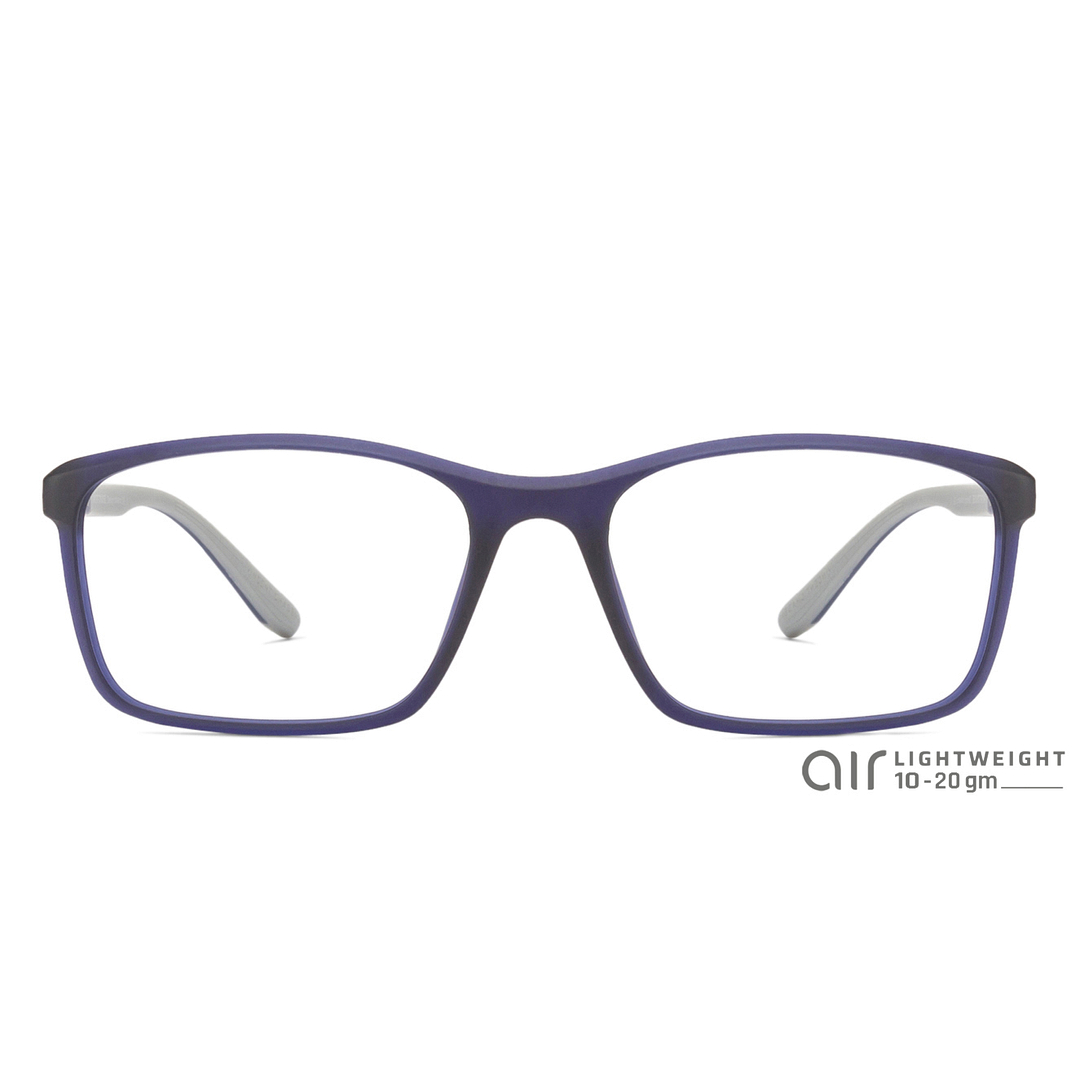 Lenskart Air Online Sky Blue Full Rim Rectangle left side