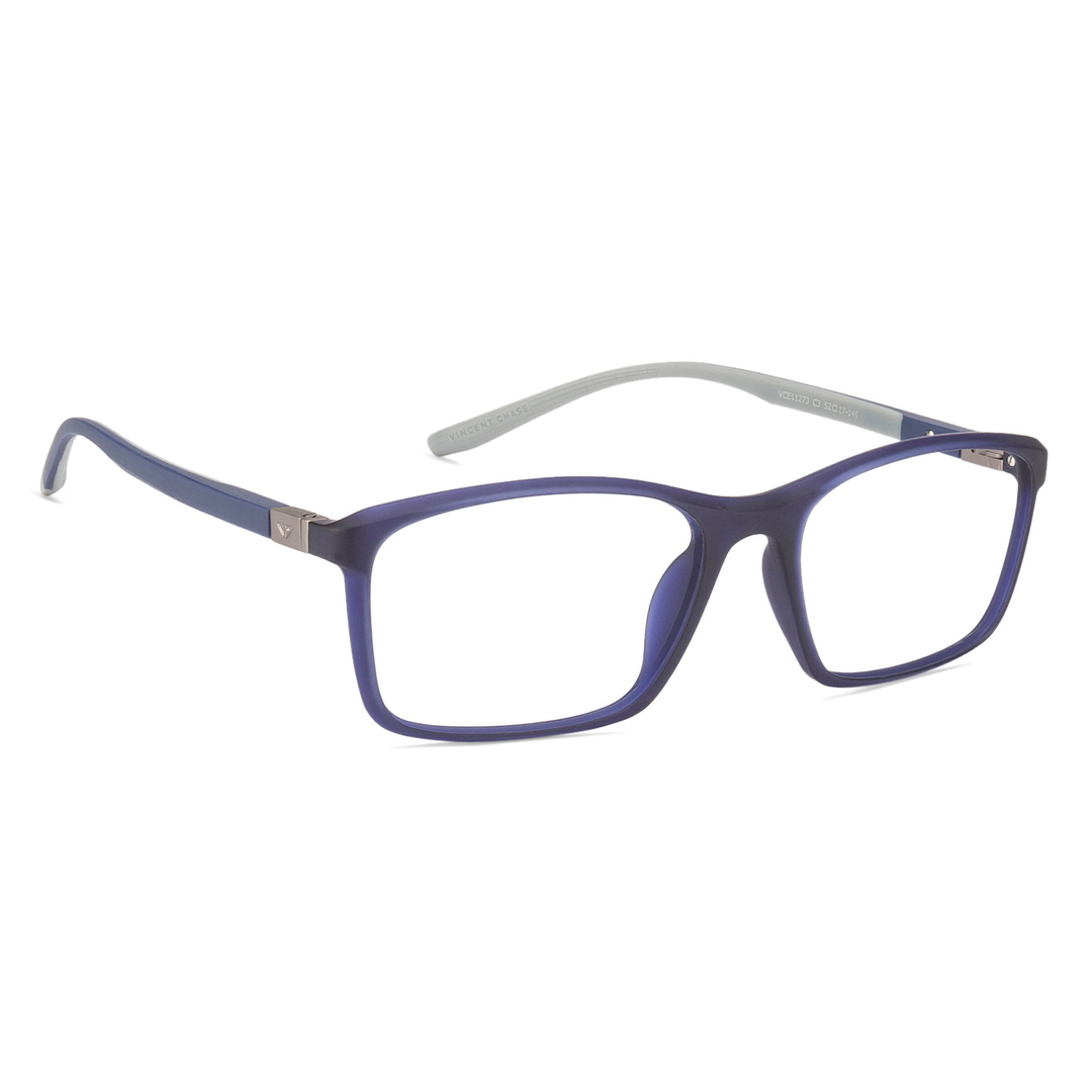 Lenskart Air Online Sky Blue Full Rim Rectangle left side