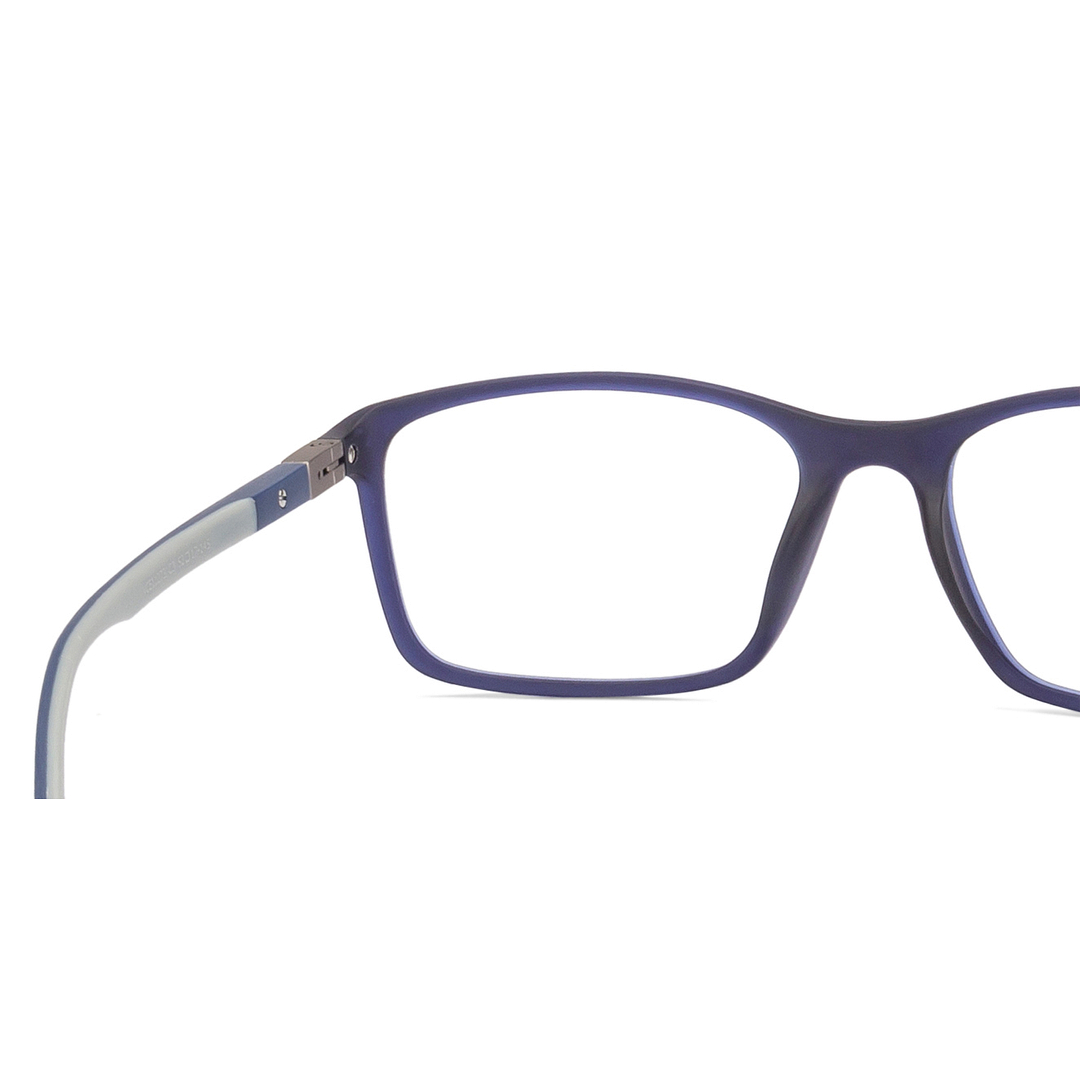 Lenskart Air Online Sky Blue Full Rim Rectangle left side