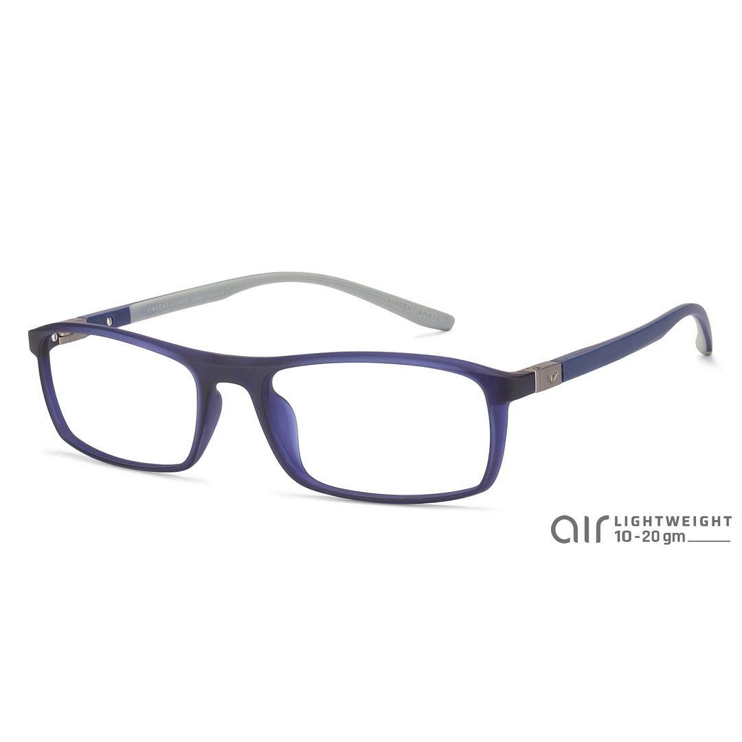 Lenskart Air Online Sky Blue Full Rim Rectangle right side