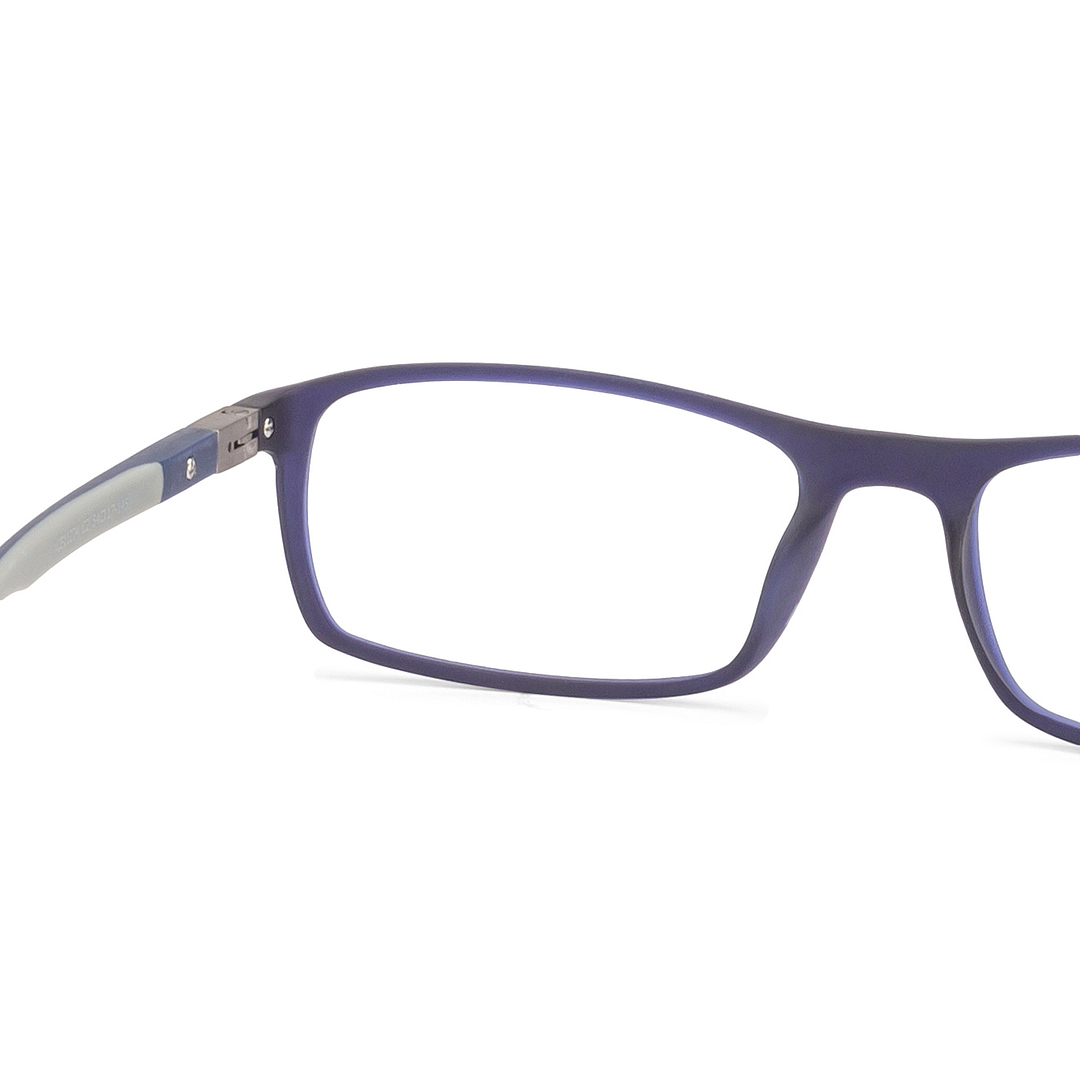Lenskart Air Online Sky Blue Full Rim Rectangle left side
