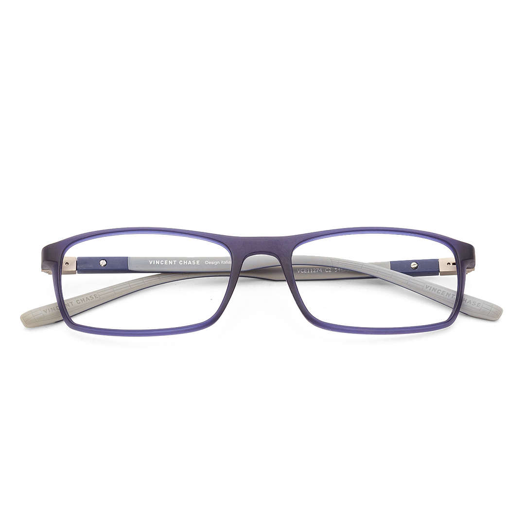 Lenskart Air Online Sky Blue Full Rim Rectangle right side