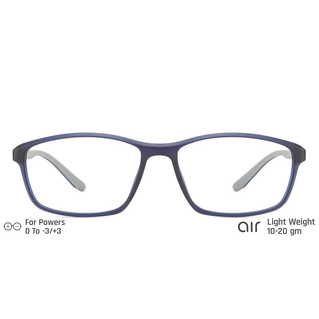 Lenskart Air Online Sky Blue Full Rim Rectangle left side