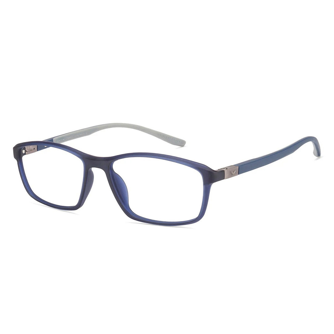Lenskart Air Online Sky Blue Full Rim Rectangle left side