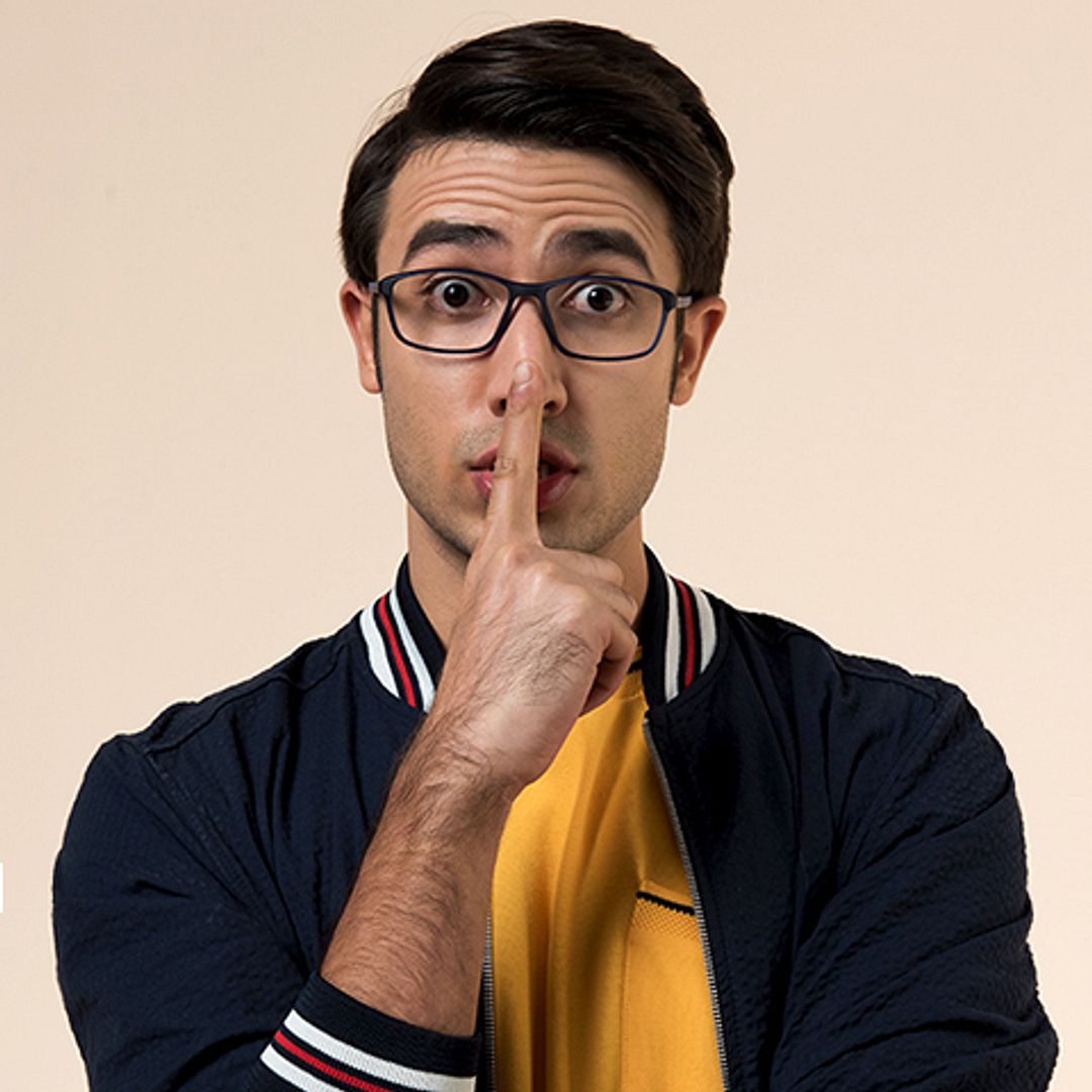 Lenskart Air Online Sky Blue Full Rim Rectangle right side