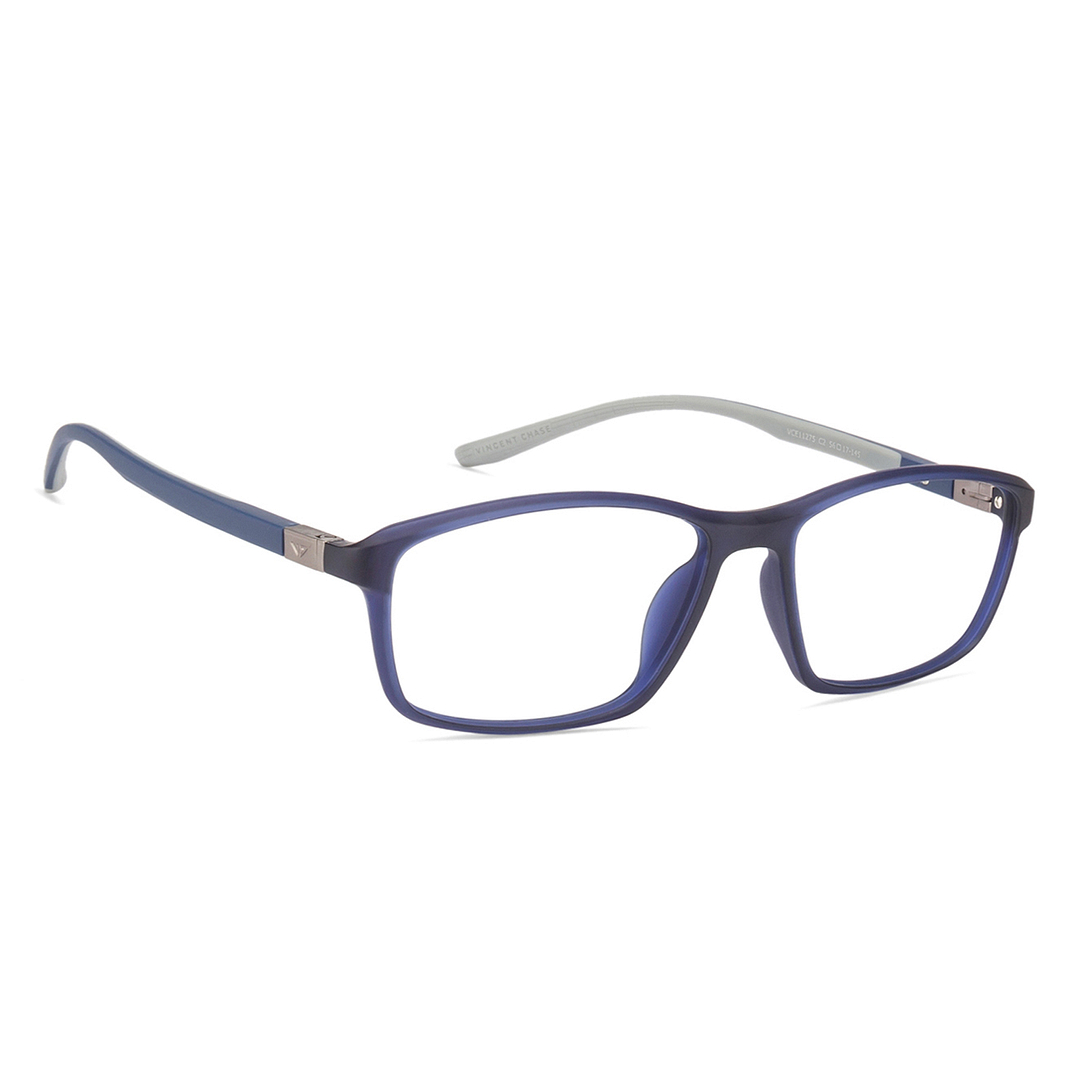 Lenskart Air Online Sky Blue Full Rim Rectangle left side