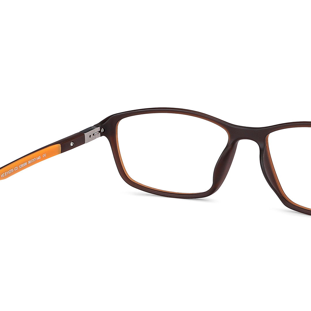 Lenskart Air Online Light Brown Full Rim Rectangle left side
