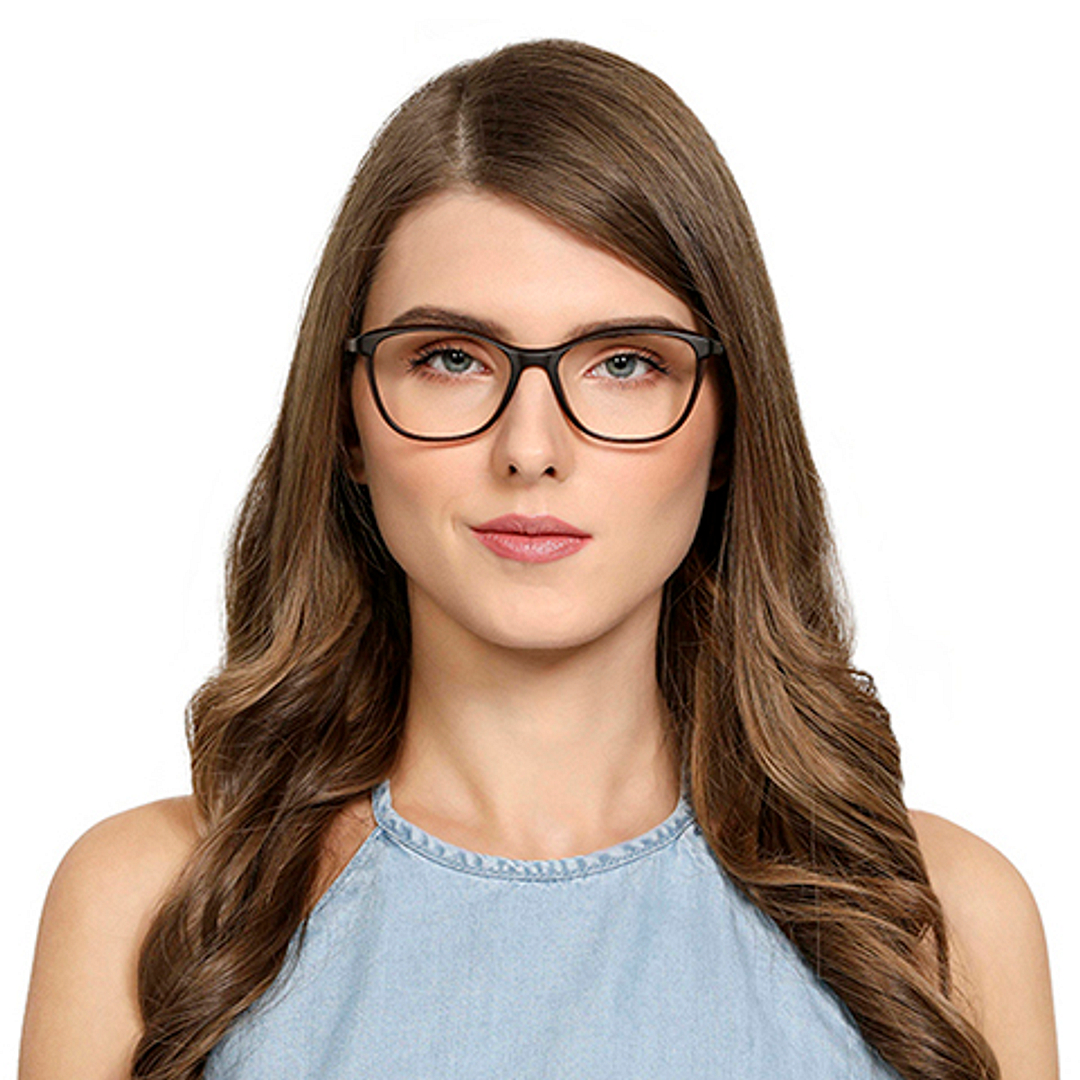 Lenskart Air Online Light Brown Full Rim Cat Eye right side