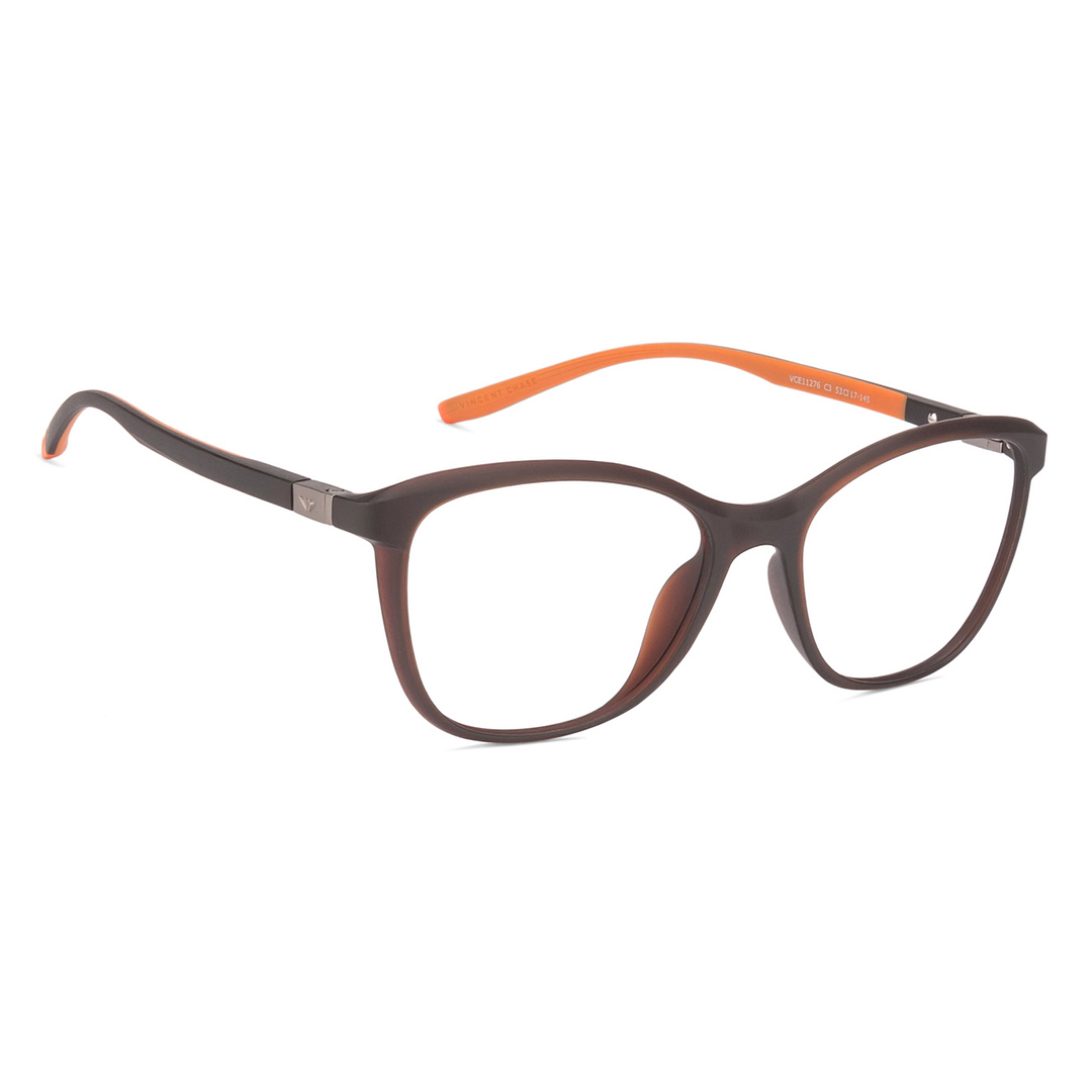 Lenskart Air Online Light Brown Full Rim Cat Eye right side