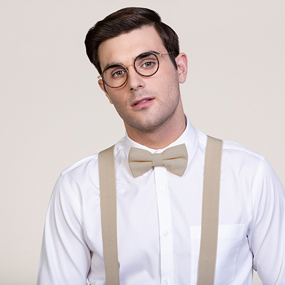 Lenskart Air Online Golden Brown Full Rim Round right side