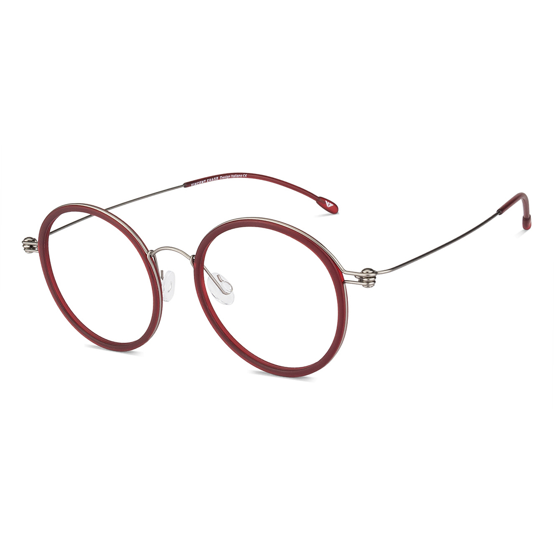 Lenskart Air Online Mid Gunmetal Full Rim Round right side