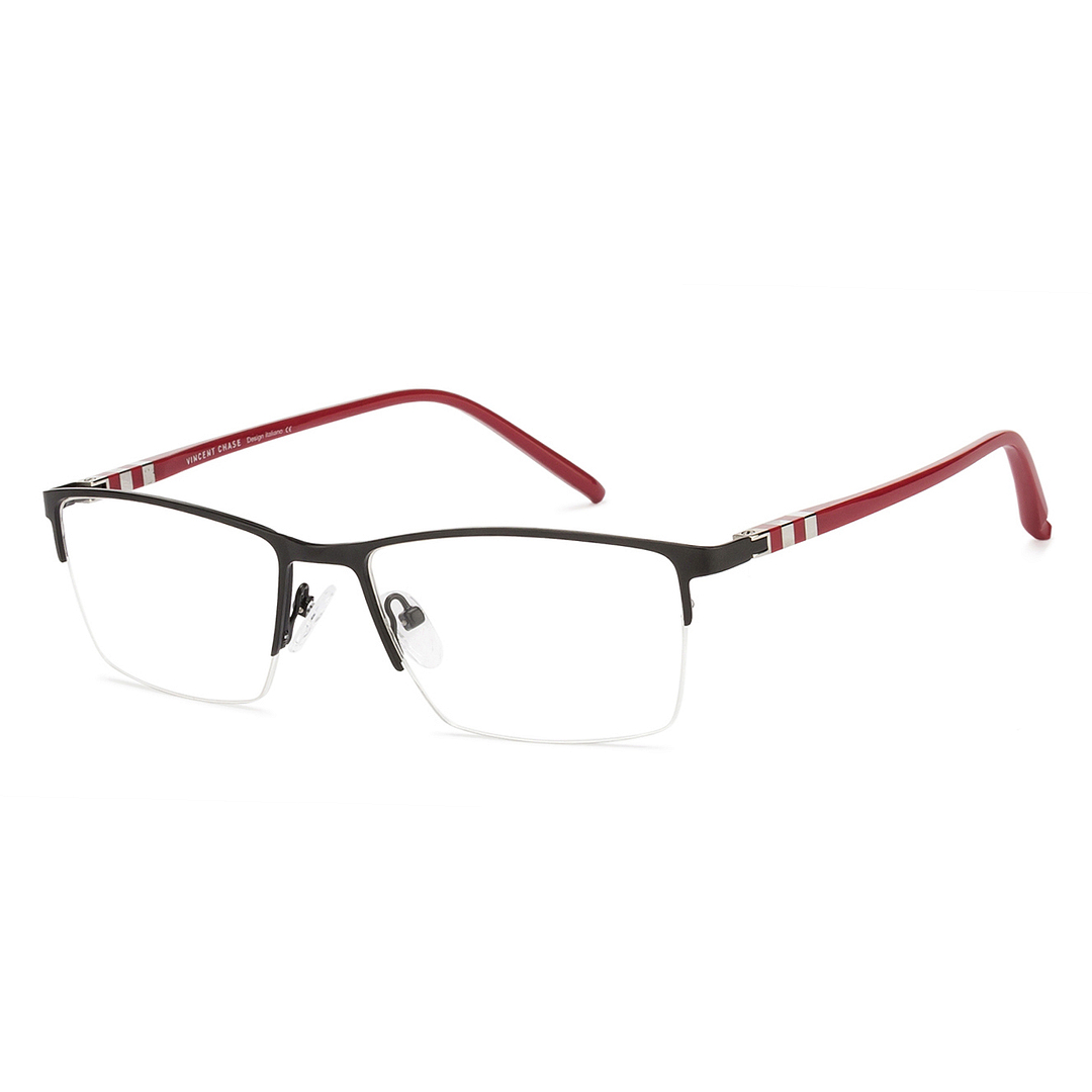 Lenskart Air Online Black Half Rim Rectangle right side