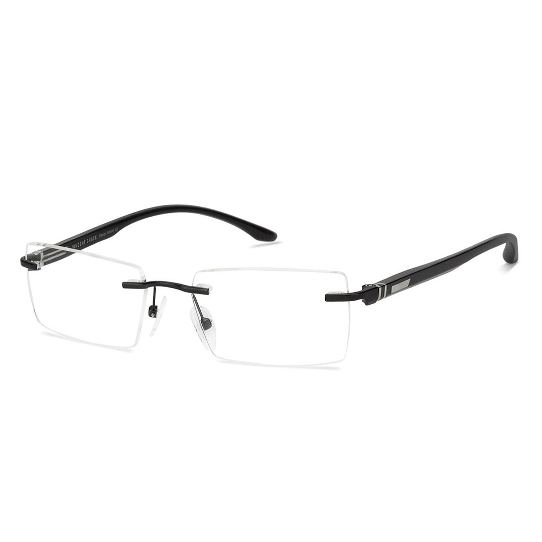 Lenskart Air Online Black Rimless Rectangle right side