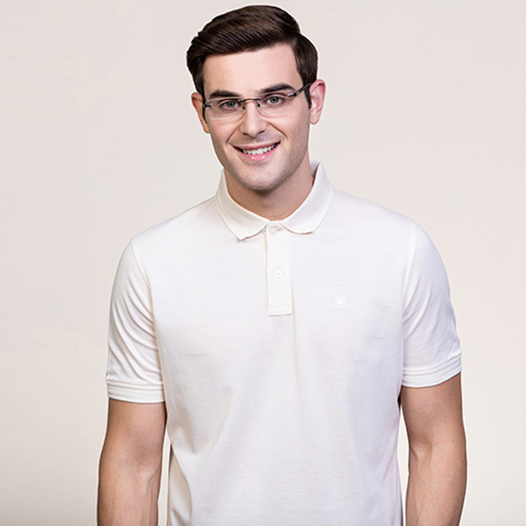 Lenskart Air Online Black Rimless Rectangle left side