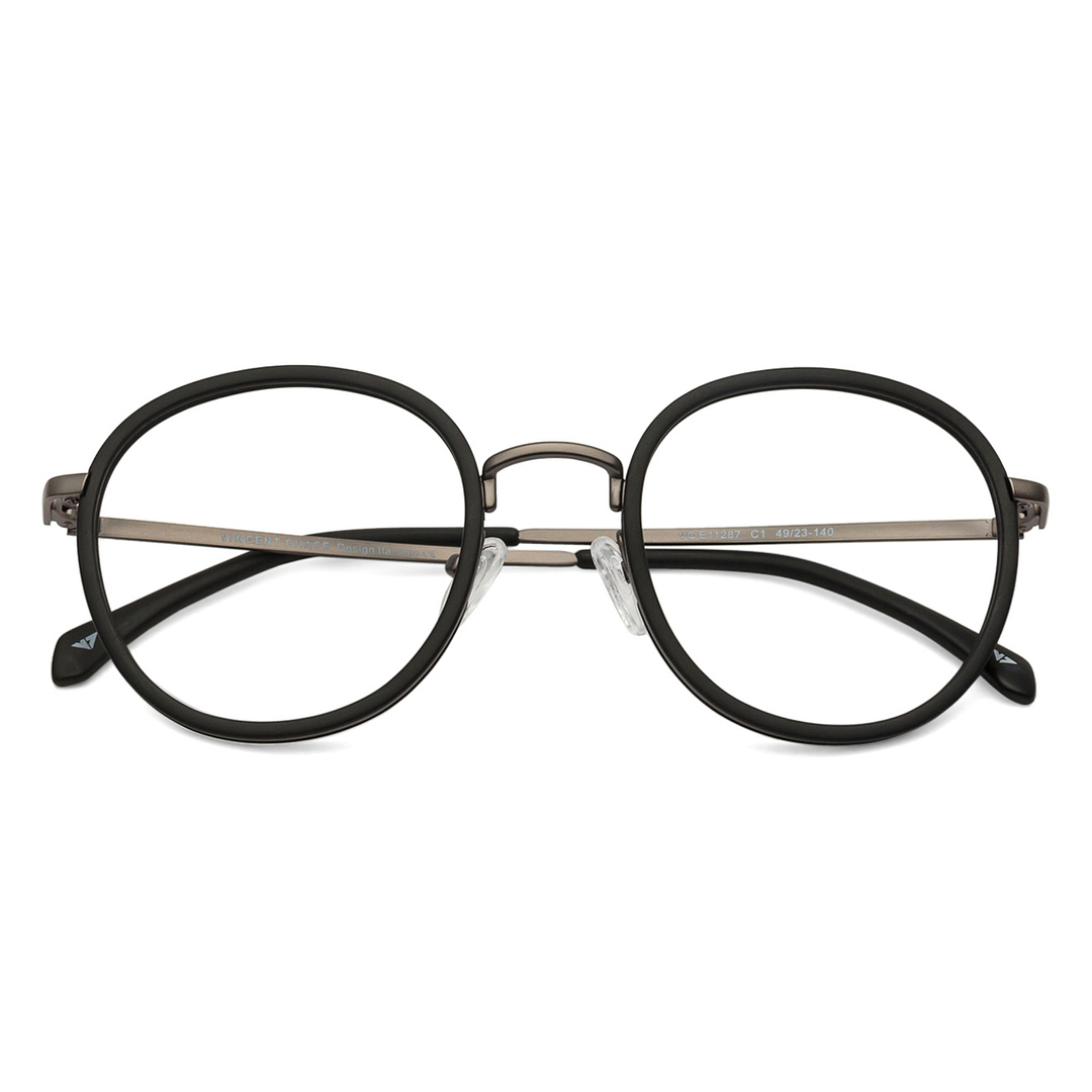 Lenskart Air Online Black Full Rim Round left side