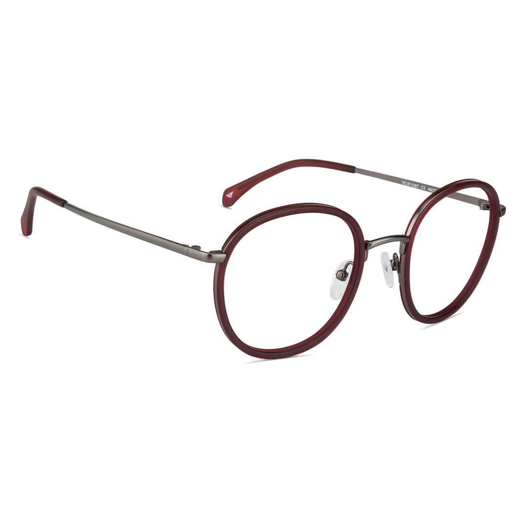 Lenskart Air Online Mid Gunmetal Full Rim Round left side