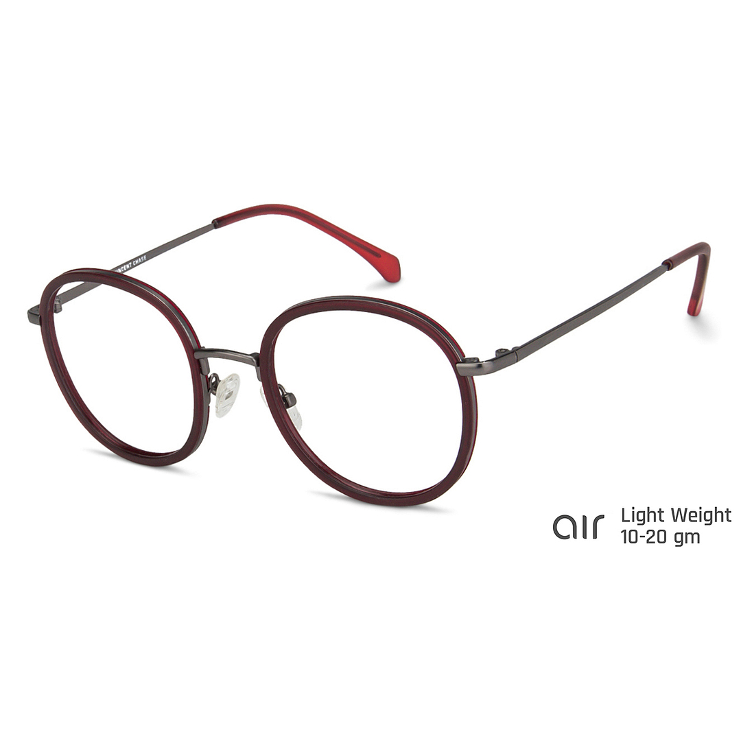 Lenskart Air Online Mid Gunmetal Full Rim Round right side