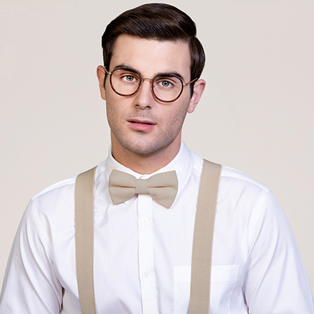 Lenskart Air Online Gold Full Rim Round left side