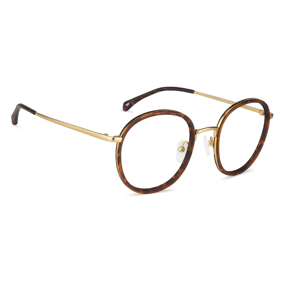 Lenskart Air Online Gold Full Rim Round right side