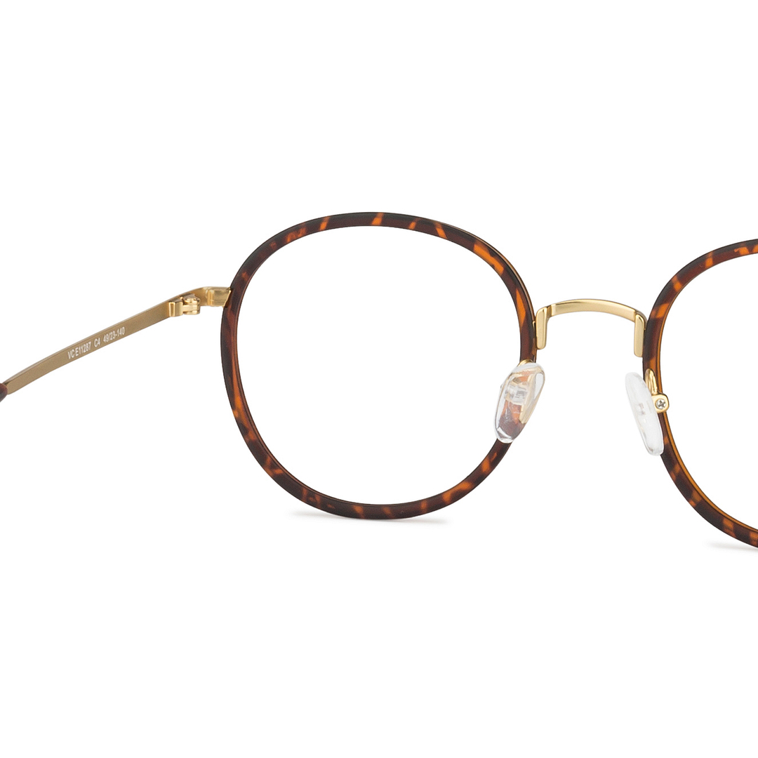 Lenskart Air Online Gold Full Rim Round right side