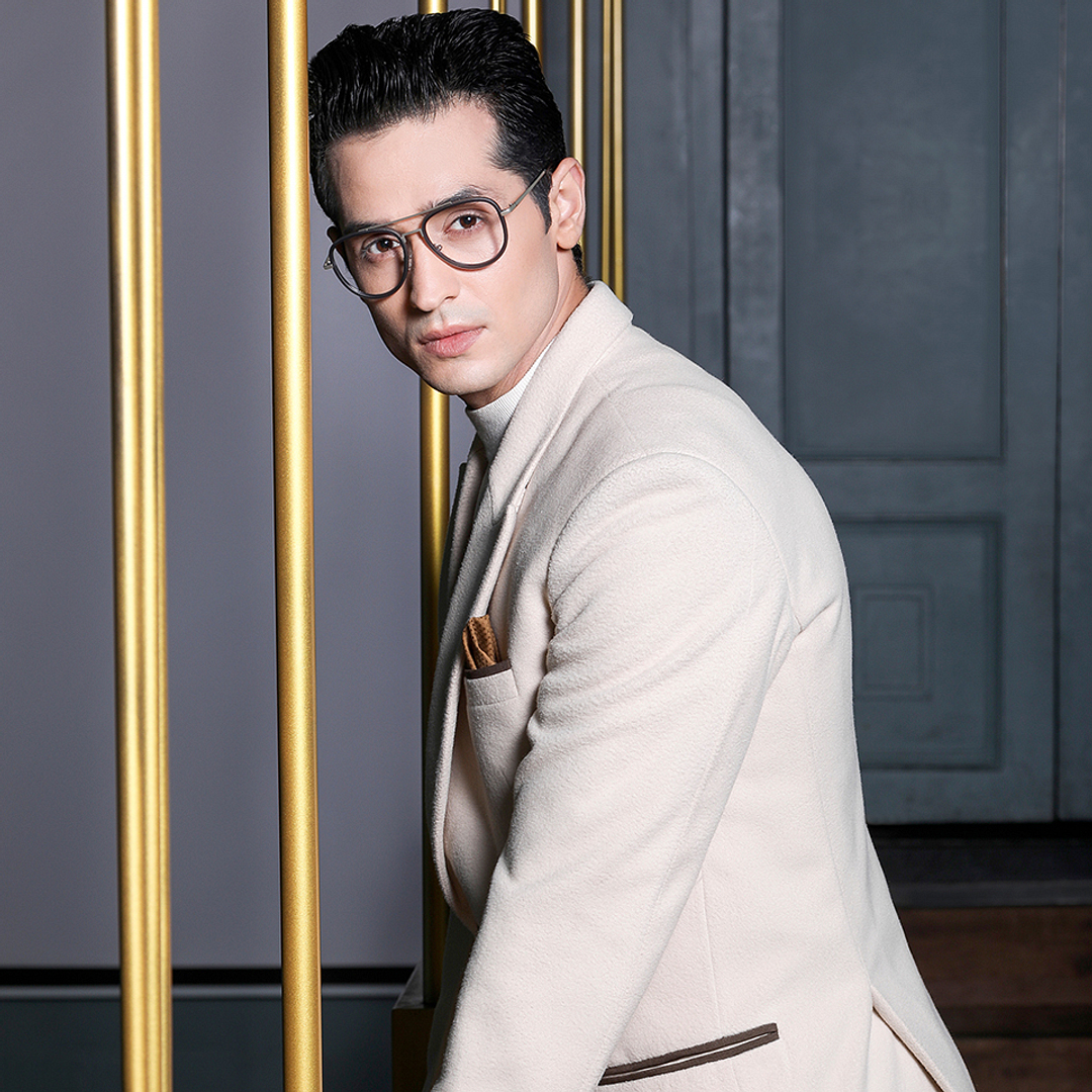 Lenskart Air Online Black Full Rim Aviator left side