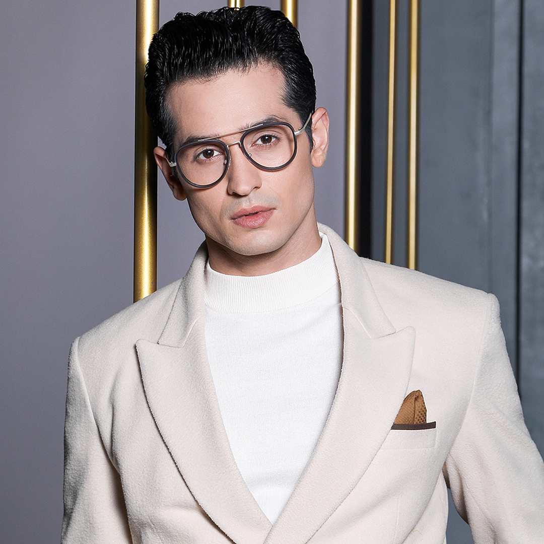 Lenskart Air Online Black Full Rim Aviator left side