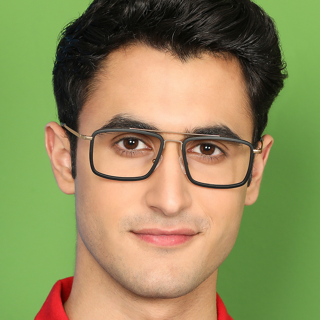 Lenskart Air Black Full Rim Square left side