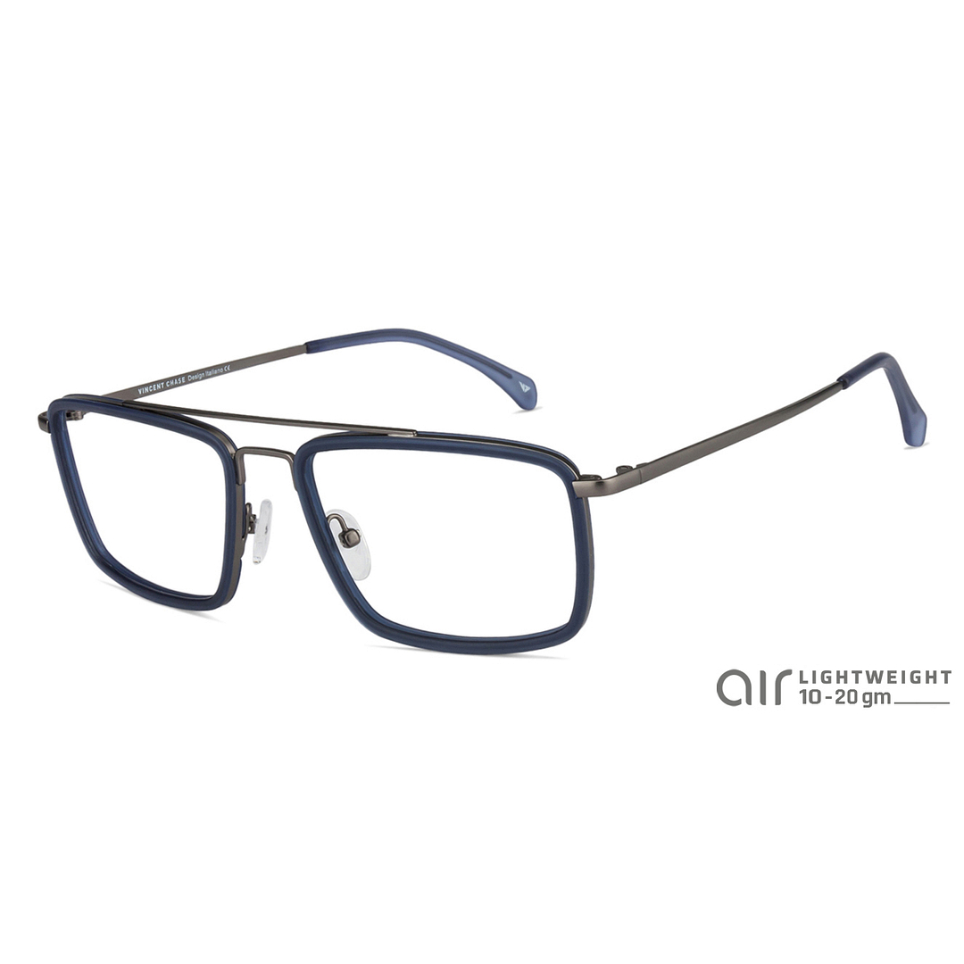 Lenskart Air Online Mid Gunmetal Full Rim Square right side