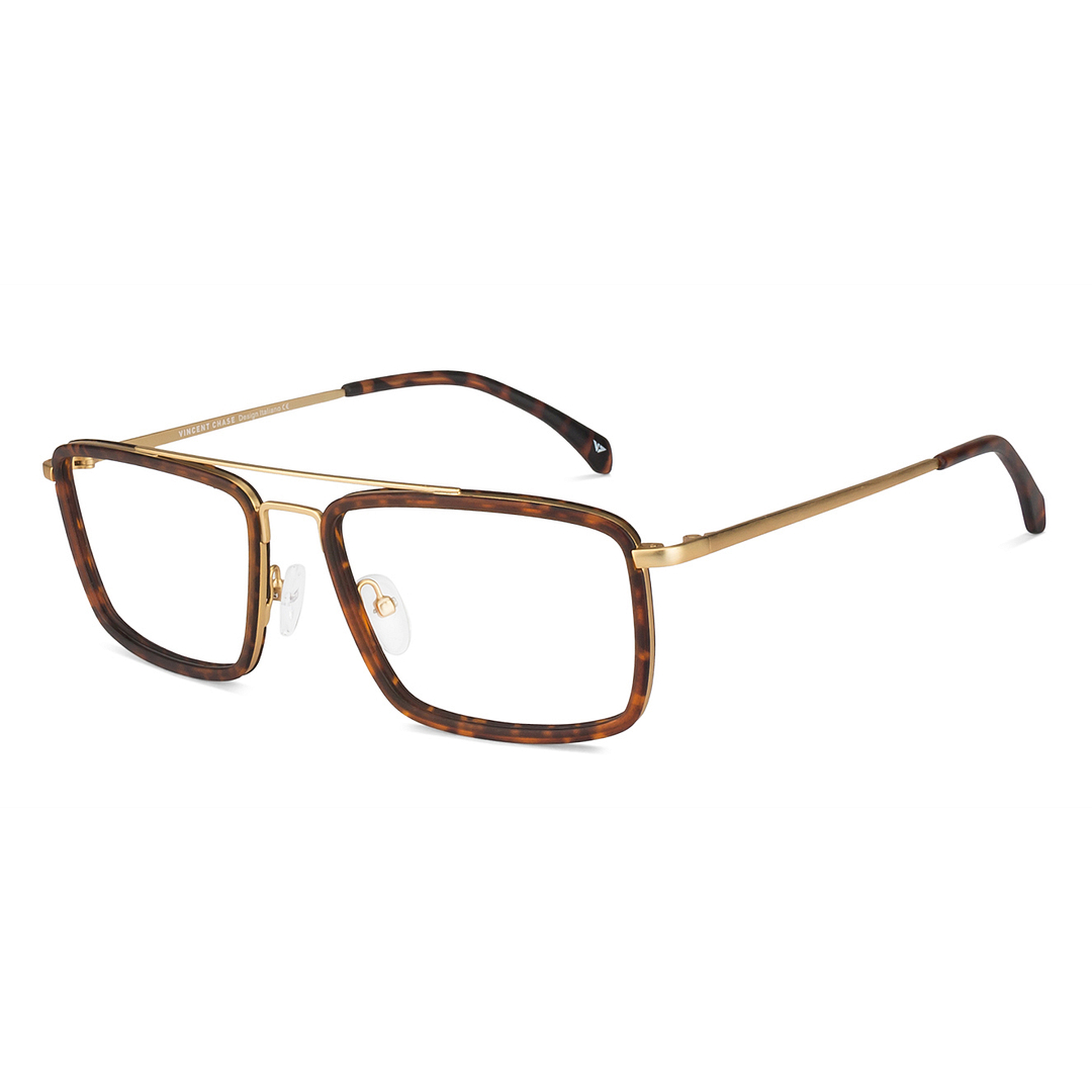 Lenskart Air Online Gold Full Rim Square right side