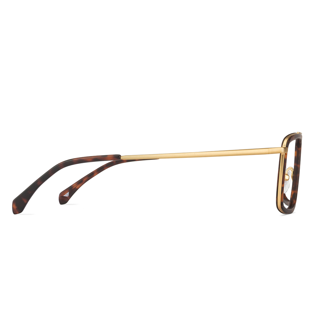 Lenskart Air Online Gold Full Rim Square right side