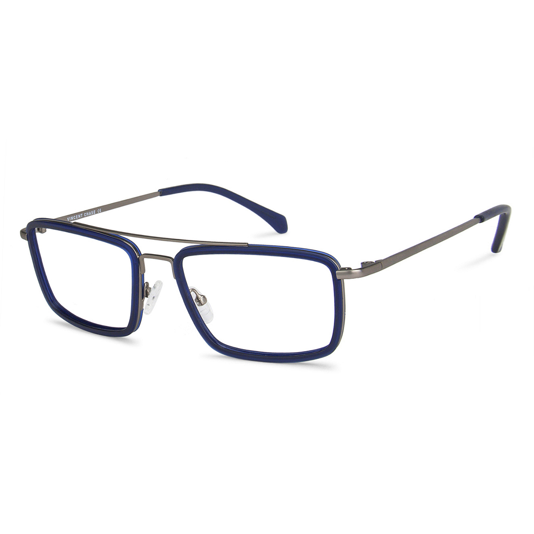 Lenskart Air Online Sky Blue Full Rim Rectangle right side