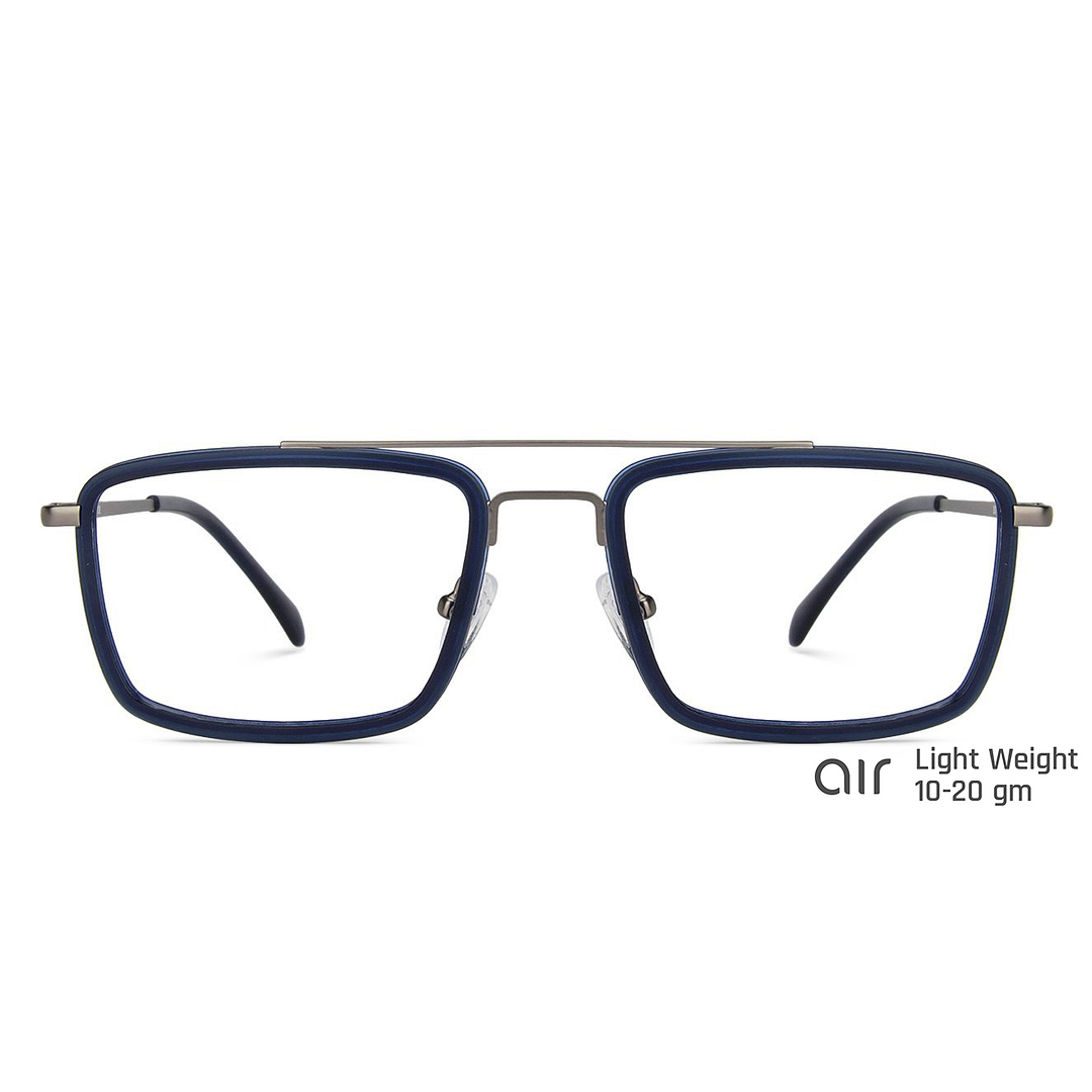 Lenskart Air Online Sky Blue Full Rim Rectangle right side