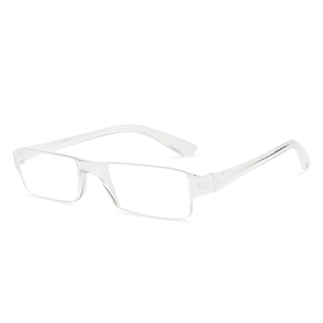 LENSKART BLU READERS Transparent Transparent Rimless Rectangle LENSKART BLU READERS VC E11335 Only for 2 5 Prefitted Powers right side