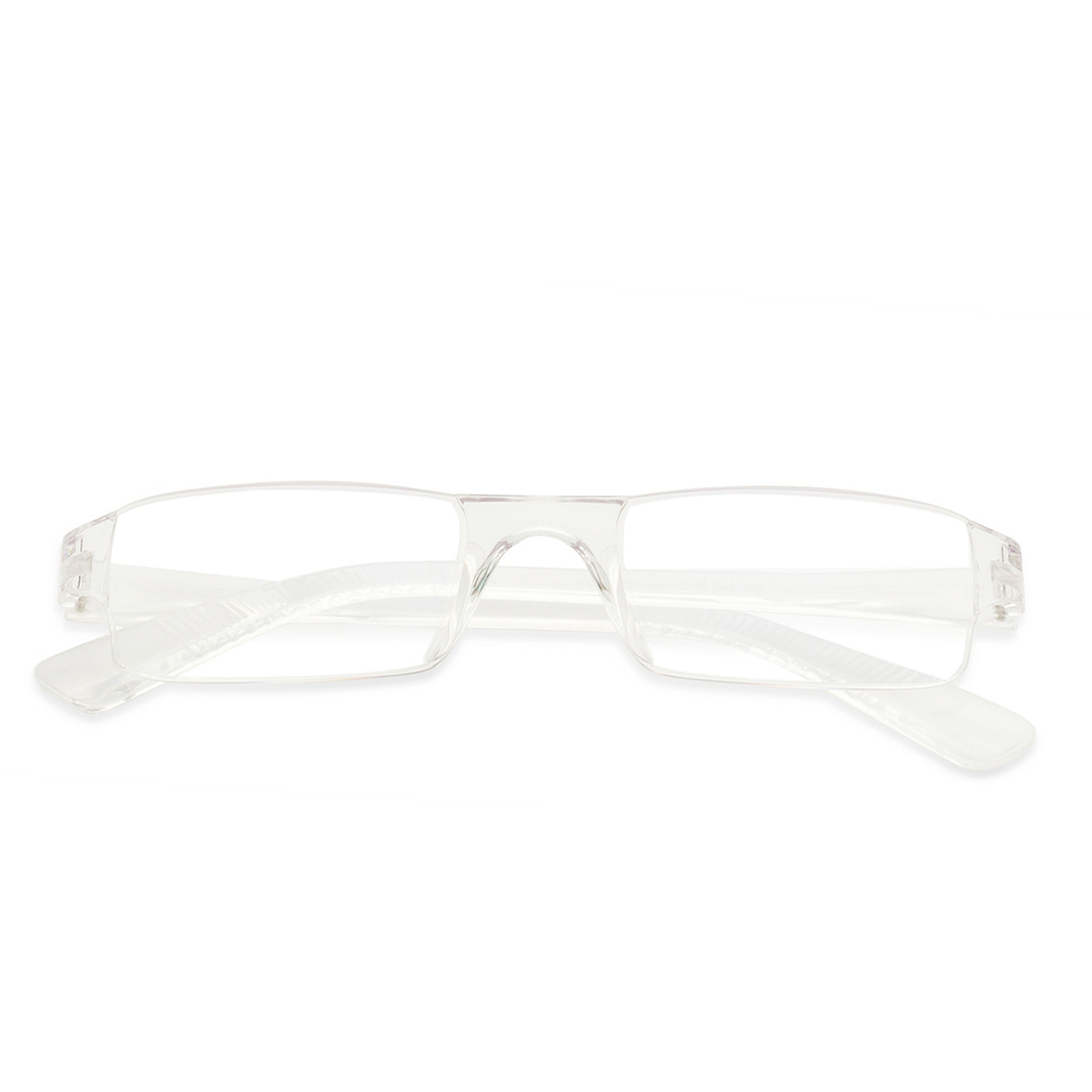 LENSKART BLU READERS Transparent Transparent Rimless Rectangle LENSKART BLU READERS VC E11335 Only for 2 5 Prefitted Powers right side